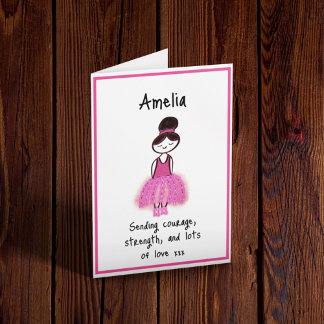 Breast Cancer Encouragement  Card