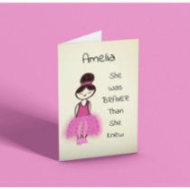 Breast Cancer Encouragement Customisable Card
