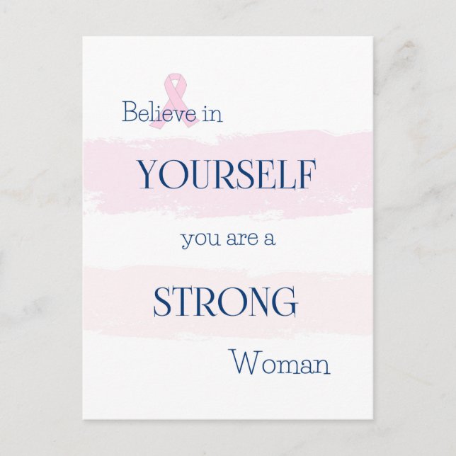 Breast Cancer Encouragement Postcard (Front)
