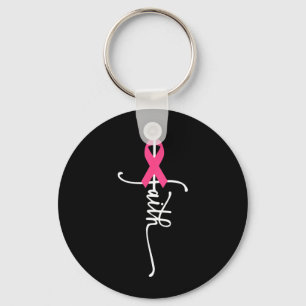 Breast Cancer Faith Breast Cancer Awareness Breast Keychain
