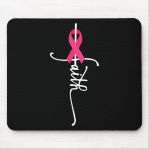Breast Cancer Faith Breast Cancer Awareness  Mouse Pad