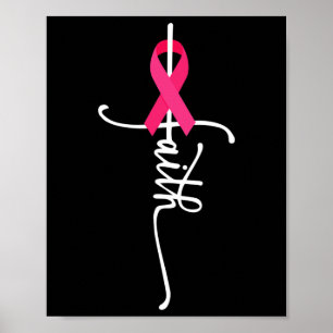 Breast Cancer Faith Breast Cancer Awareness Poster