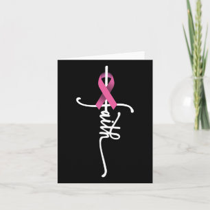 Breast Cancer Faith Breast Cancer Awareness Suppor Card