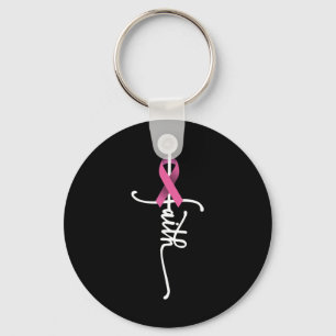 Breast Cancer Faith Breast Cancer Awareness Suppor Keychain