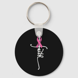 Breast Cancer Faith Breast Cancer Awareness Suppor Keychain