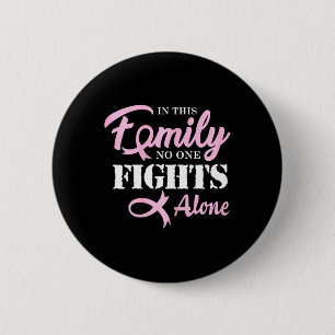 Breast Cancer Fight Cancer Ribbon  Button