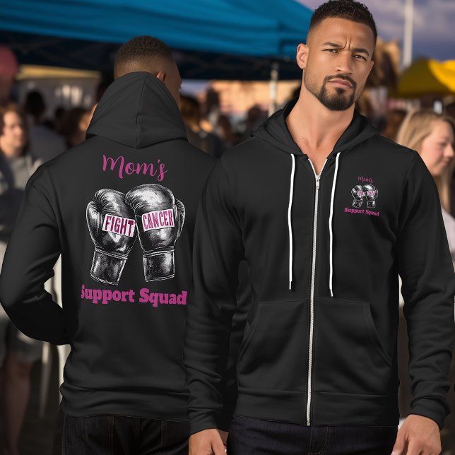 Breast Cancer Fighter Support Squad Hoodie (Creator Uploaded)
