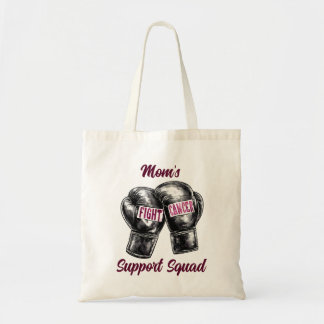 Breast Cancer Fighter Support Squad Tote Bag