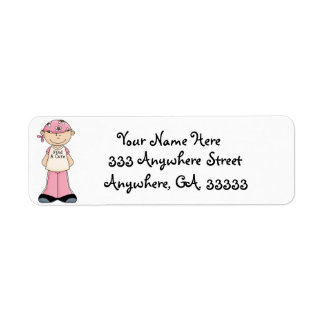 Breast cancer find a cure return address labels