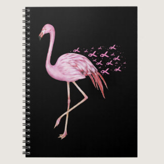 Breast Cancer Flamingo Breast Cancer Awareness Notebook
