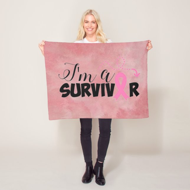 Breast Cancer Fleece Blanket (In Situ)