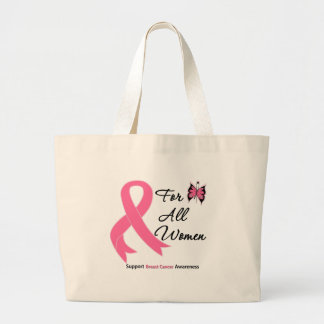 Breast Cancer For All Women Large Tote Bag