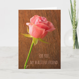 Breast Cancer For Friend Card