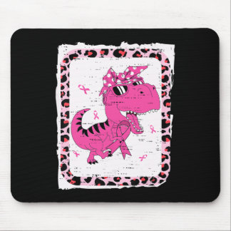 Breast Cancer For Kids Women Girl T Rex Dinosaur P Mouse Pad