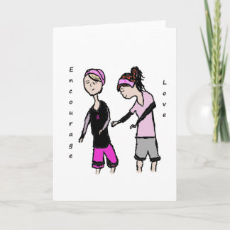 Breast Cancer Friendship Encouragement Card