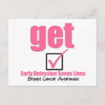 Breast Cancer Get Checked v1 Postcard