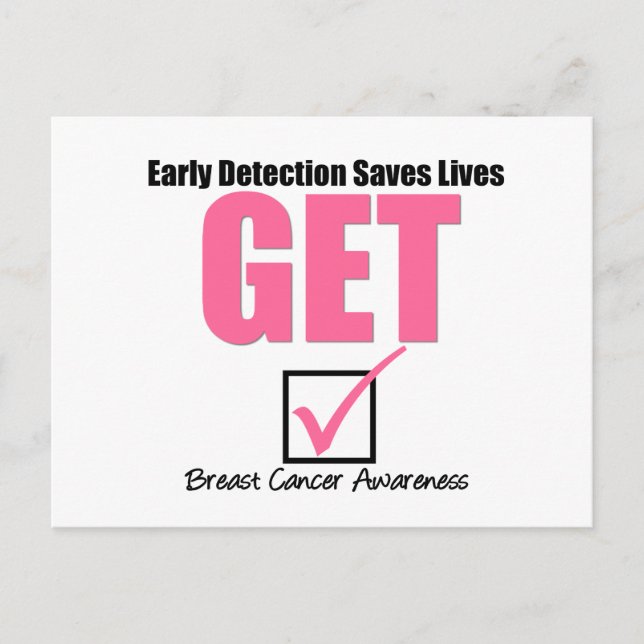 Breast Cancer Get Checked v4 Postcard (Front)