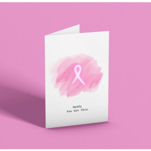 Breast Cancer Get Well  Card