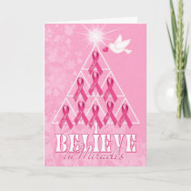 Breast Cancer Get Well Pink Ribbon Card