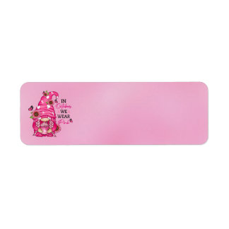 Breast Cancer Gnome Address Labels