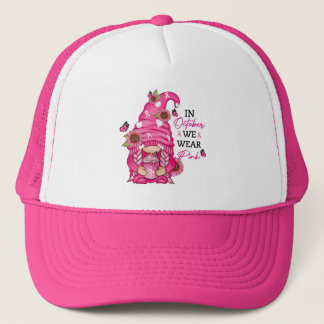Breast Cancer Gnome Hat