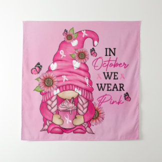 Breast Cancer Gnome Tapestry