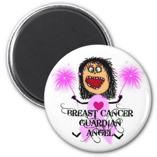 Breast Cancer Guardian Angel Magnet
