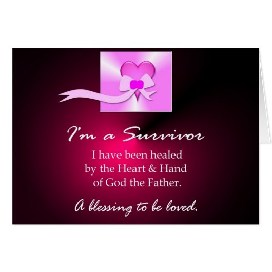 Breast Cancer Healing Cards (Front Horizontal)