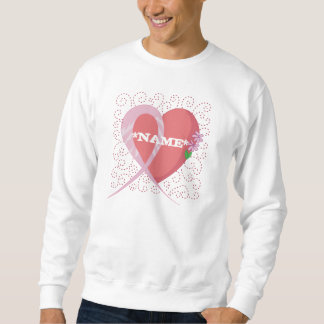 Breast Cancer Heart Customized Sweatshirt