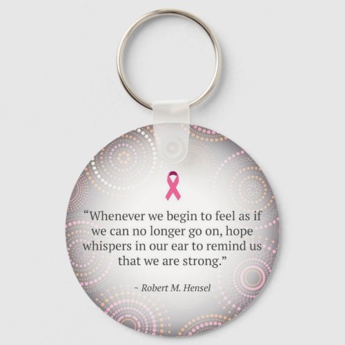 Breast Cancer Hope key chain Keychain