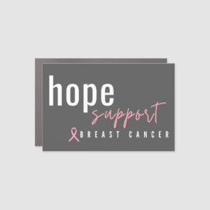 breast cancer. hope support Car Magnet