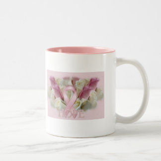 Breast Cancer Hope Two-Tone Coffee Mug
