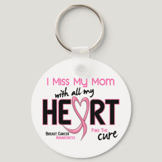 Breast Cancer I Miss My Mom Keychain
