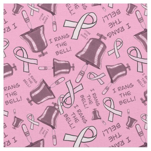 Breast Cancer, I Rang The Bell Fabric