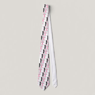 Breast Cancer I Stand Alongside My Mom Neck Tie