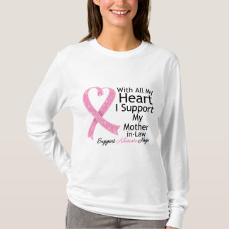 Breast Cancer I Support My Mother-in-Law T-Shirt