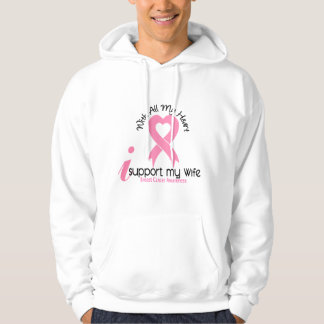 Breast Cancer I Support My Wife Hoodie