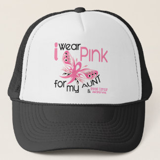 Breast Cancer I WEAR PINK FOR MY AUNT 45 Trucker Hat