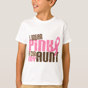 Breast Cancer I WEAR PINK FOR MY AUNT 6.3 T-Shirt
