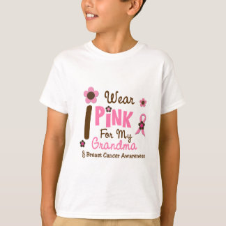 Breast Cancer I Wear Pink For My Grandma 12 T-Shirt
