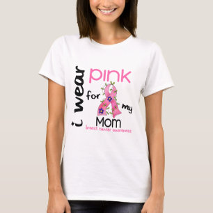 Breast Cancer I WEAR PINK FOR MY MOM 43 T-Shirt