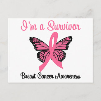 Breast Cancer I'm a Survivor Postcard