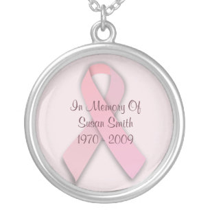 Breast Cancer In Memory Of Necklace