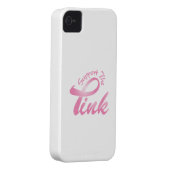 Breast Cancer iPhone 4/4S Case-Mate Barely There Case-Mate iPhone Case (Back/Right)