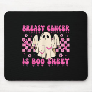 Breast Cancer Is Boo Sheet Breast Cancer Awareness Mouse Pad