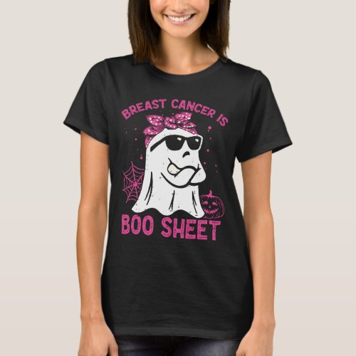 Breast Cancer Is Boo Sheet Breast Cancer Warrior  T_Shirt