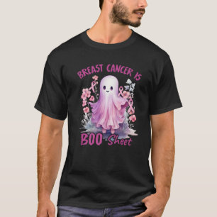Breast Cancer Is Boo Sheet Funny Halloween Pink Gh T-Shirt