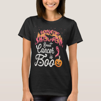 Breast Cancer Is Boo Sheet Halloween Breast Cancer T-Shirt