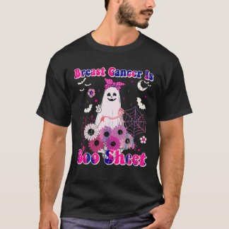 Breast Cancer Is Boo Sheet Halloween Breast Cancer T-Shirt