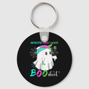 Breast Cancer Is Boo Sheet Halloween Costume Keychain